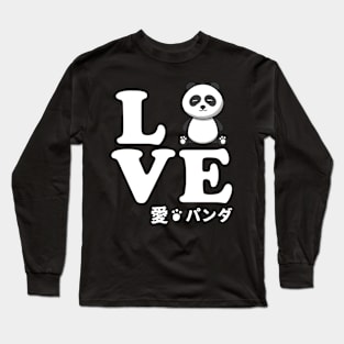 Love Panda Long Sleeve T-Shirt